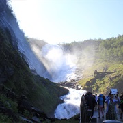 Kjosfossen Waterfall, Norway