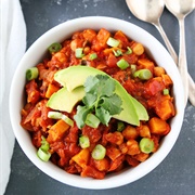 Sweet Potato Chickpea Chilli