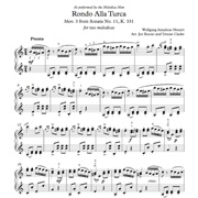 Rondo Alla Turka (Wolfgang Amadeus Mozart)