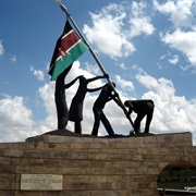 Uhuru Gardens in Nairobi, Kenya