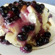 Blueberry Cream Cheese French Toast Casserole