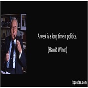 A Week Is a Long Time in Politics