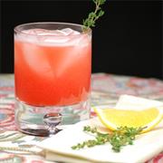 Strawberry Thyme Cocktail