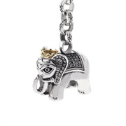 Silver Key Chain Elephant