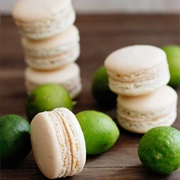 Key Lime Pie Macaron