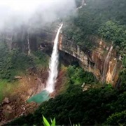 Nohkalikai Falls, India