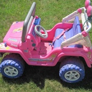 Barbie Jeep Car