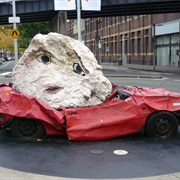Car Meets Stone