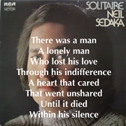 Solitaire, Neil Sedaka