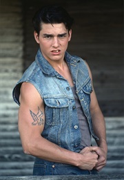 Tom Cruise in the Outsiders (1983)