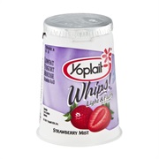 Yoplait Whips! Strawberry Mist Yogurt