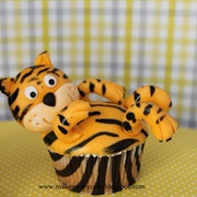 Tiger Cupcake