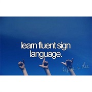 Learn Sign Language