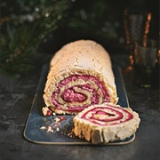 Raspberry Blackcurrant Roulade