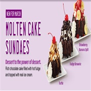 Molten Cake Sundaes