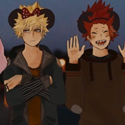 Kirishima and Bakugou