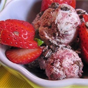 Strawberry Chocolate Ice Cream