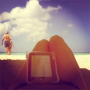 You Put Your Kindle in a Ziplock Bag So You Can Read It in the Bath/Swimming Pool on Vacation.