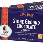 Taza Stone Ground Organic 87% Dark Chocolate