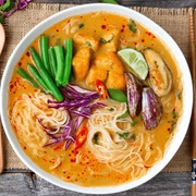 Laksa Noodle Soup. Malaysia & Singapore