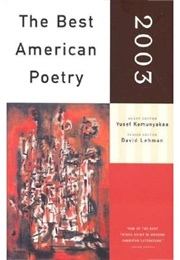 Best American Poetry 2003 (Yusef Komunyakaa)