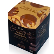 Fremantle Milk Chocolate Hazelnut Medallions