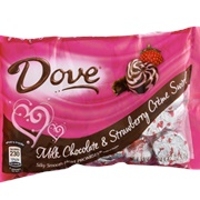 Dove Milk Chocolate &amp; Strawberry Creme Swirl Hearts