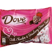 Dove Milk Chocolate & Strawberry Creme Swirl Hearts