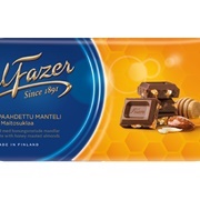 Fazer Honey Roasted Almond Chocolate Bar