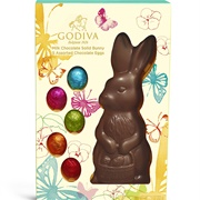 Godiva Chocolate Bunny & Eggs