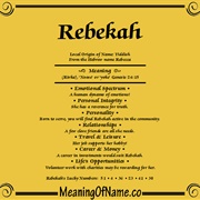 Rebekah
