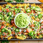 Spicy Black Bean Nachos