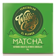 Willie's Cacao Matcha Kotobuki Green Tea in White Chocolate