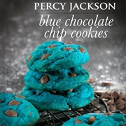 Blue Chocolate Chip Cookies From Percy Jackson