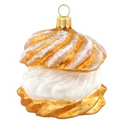 Cream Puff Ornament