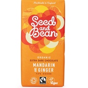 Seed & Bean Mandarin & Ginger Extra Dark Chocolate