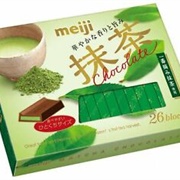 Meiji Matcha Chocolate
