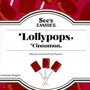 See's Lollypops Cinnamon