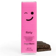 Moodibars Flirty Strawberry Champagne Dark Chocolate