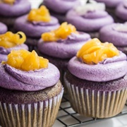 Ube Macapuno Cupcake