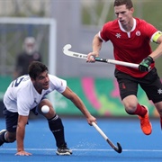 Score Goal at Field Hockey