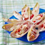 Ham and Cheese Endive Nachos