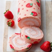 Strawberry Roll Cake