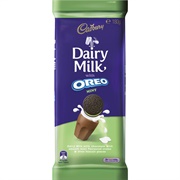 Dairy Milk Oreo Mint Chocolate Block