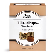 See's Little Pops Cafe Latte