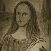 Mona Lisa Sketch Angelina Jensen