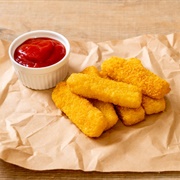 Fish Fingers With Ketchup