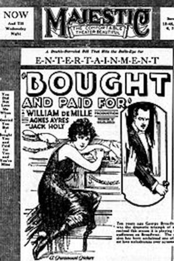 Bought and Paid for (1922)