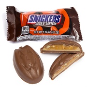 Snickers Jack O' Lantern