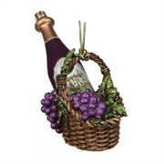 Wine Basket Ornament